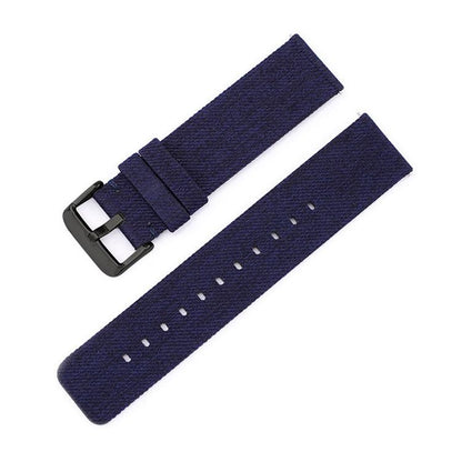 Bracelet de montre en toile de nylon tissée avec boucle ardillon en acier inoxydable, 12mm, 14mm