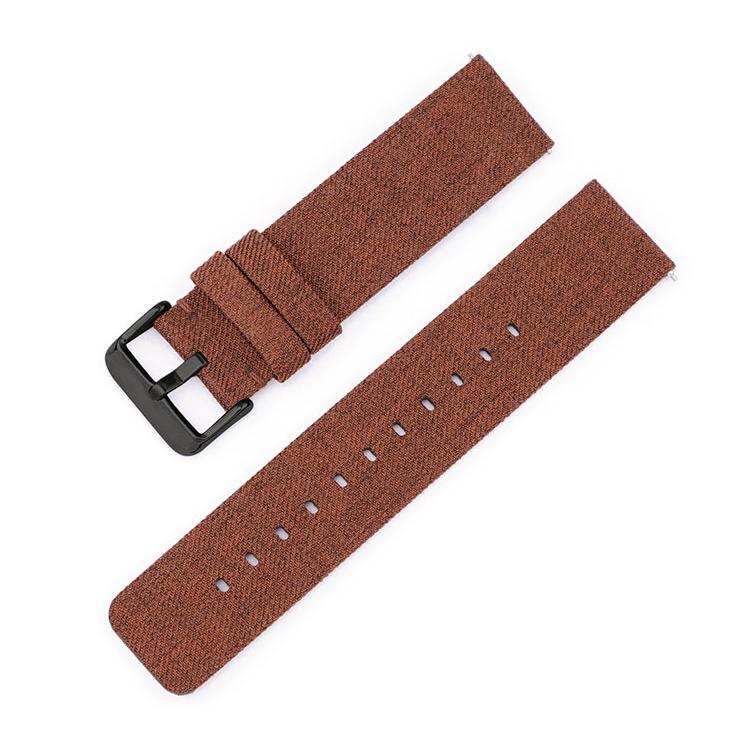 Bracelet de montre en toile de nylon tissée avec boucle ardillon en acier inoxydable, 16mm, 18mm