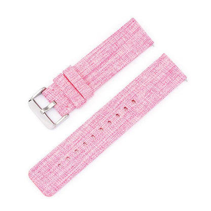 Bracelet de montre en toile de nylon tissée avec boucle ardillon en acier inoxydable, 20mm, 22mm