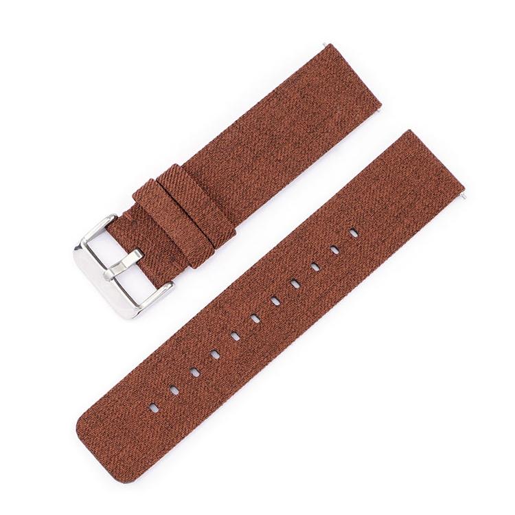 Bracelet de montre en toile de nylon tissée avec boucle ardillon en acier inoxydable, 20mm, 22mm
