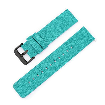 Bracelet de montre en toile de nylon tissée avec boucle ardillon en acier inoxydable, 20mm, 22mm