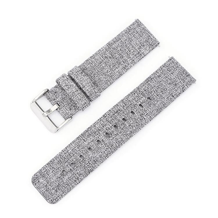 Bracelet de montre en toile de nylon tissée avec boucle ardillon en acier inoxydable, 20mm, 22mm