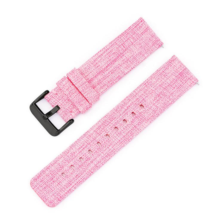 Bracelet de montre en toile de nylon tissée avec boucle ardillon en acier inoxydable, 20mm, 22mm