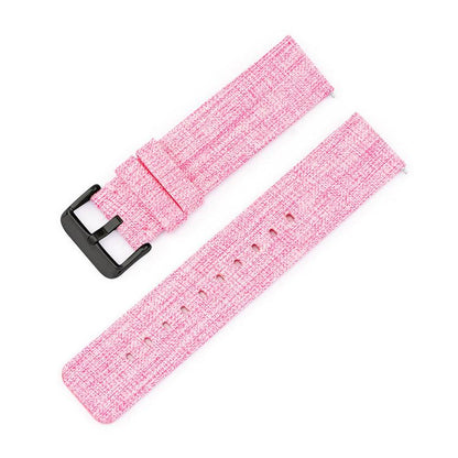 Bracelet de montre en toile de nylon tissée avec boucle ardillon en acier inoxydable, 20mm, 22mm