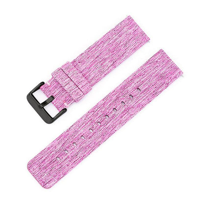 Bracelet de montre en toile de nylon tissée avec boucle ardillon en acier inoxydable, 20mm, 22mm