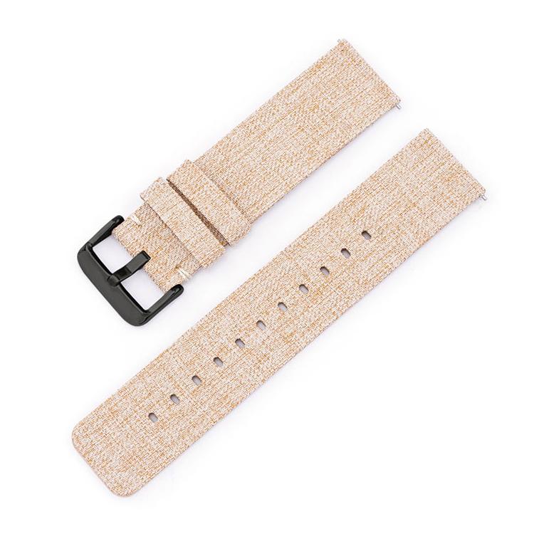 Bracelet de montre en toile de nylon tissée avec boucle ardillon en acier inoxydable, 20mm, 22mm