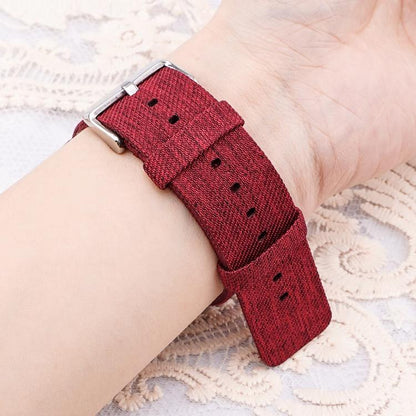 Bracelet de montre en toile de nylon tissée avec boucle ardillon en acier inoxydable, 12mm, 14mm