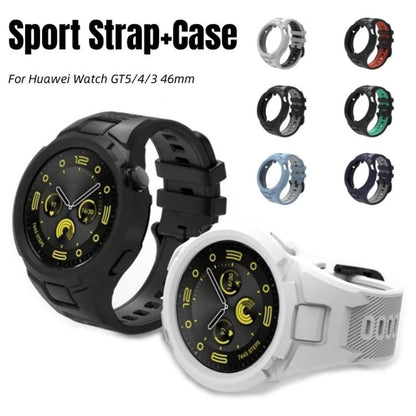 Bracelet de montre xDfind Sport intégré en TPU, For Huawei Watch GT 5 / 4 / 3 46mm, For Huawei Watch GT 5 / 4 / 3 41mm