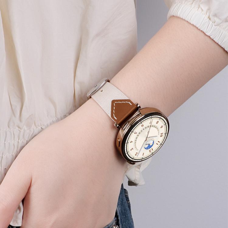 Bracelet de montre hybride en cuir tressé xDfind, For Huawei Watch GT 5 / 4 / 3 41mm