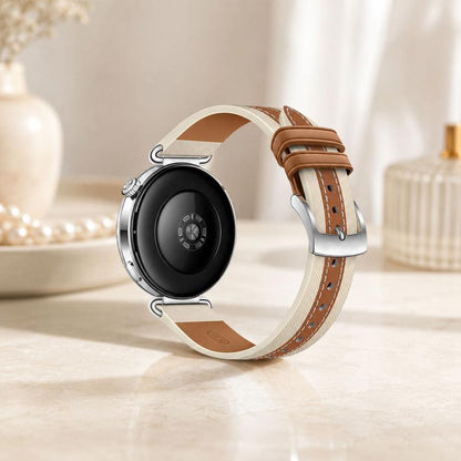 Bracelet de montre xDfind en cuir véritable tressé, For Huawei Watch GT 6 41mm
