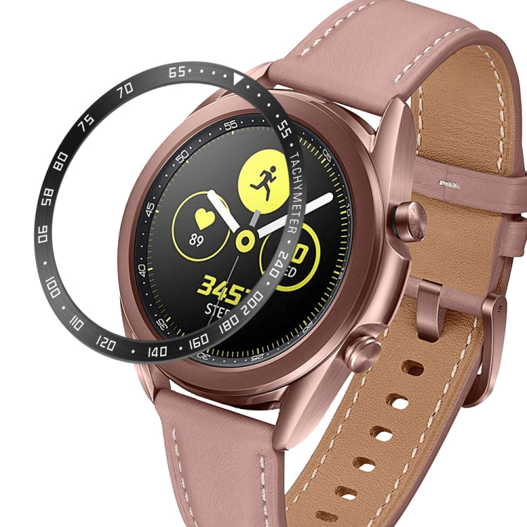 Bague de lunette en acier pour montre intelligente, version E, For Samsung Galaxy Watch 3 41mm, For Samsung Galaxy Watch 3 45mm