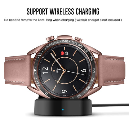 Bague de lunette en acier pour montre intelligente, version E, For Samsung Galaxy Watch 3 41mm, For Samsung Galaxy Watch 3 45mm