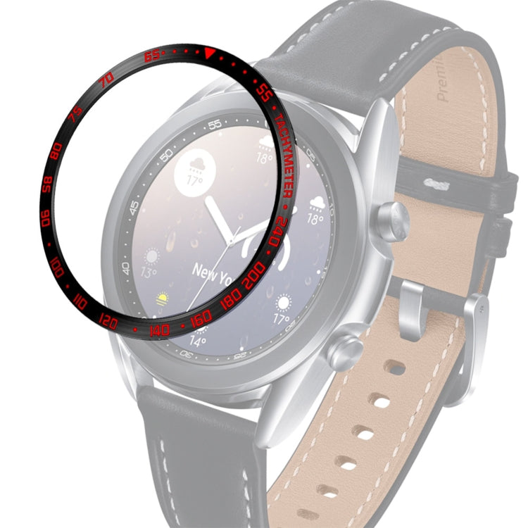 Bague de lunette en acier pour montre intelligente, version E, For Samsung Galaxy Watch 3 41mm, For Samsung Galaxy Watch 3 45mm