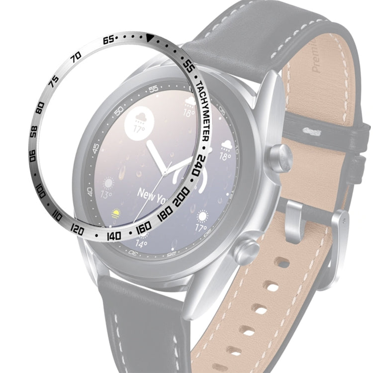 Bague de lunette en acier pour montre intelligente, version E, For Samsung Galaxy Watch 3 41mm, For Samsung Galaxy Watch 3 45mm