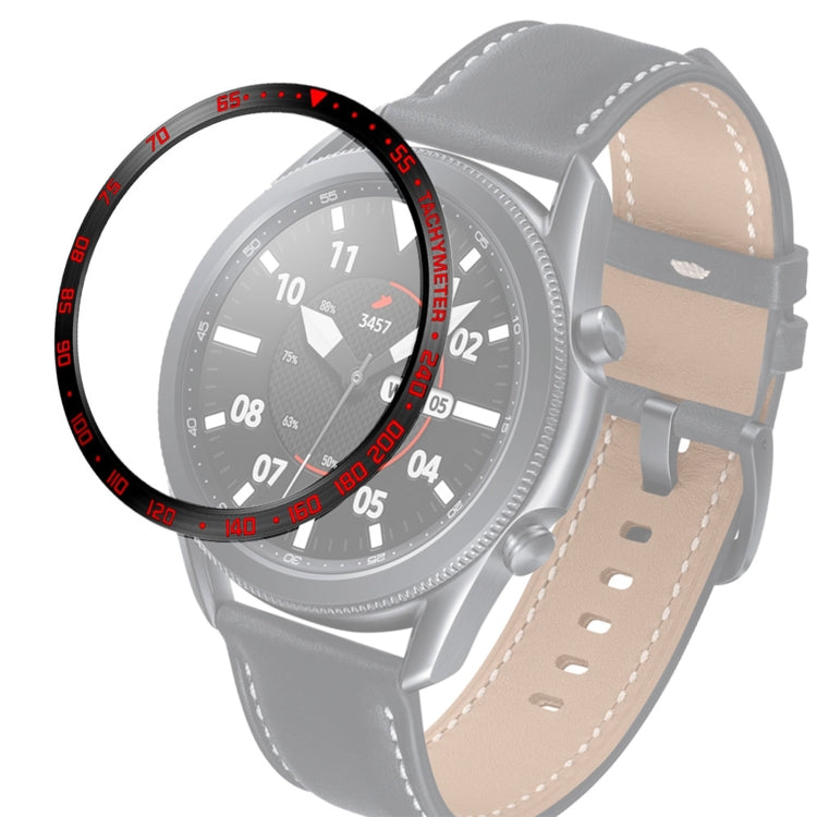 Bague de lunette en acier pour montre intelligente, version E, For Samsung Galaxy Watch 3 41mm, For Samsung Galaxy Watch 3 45mm