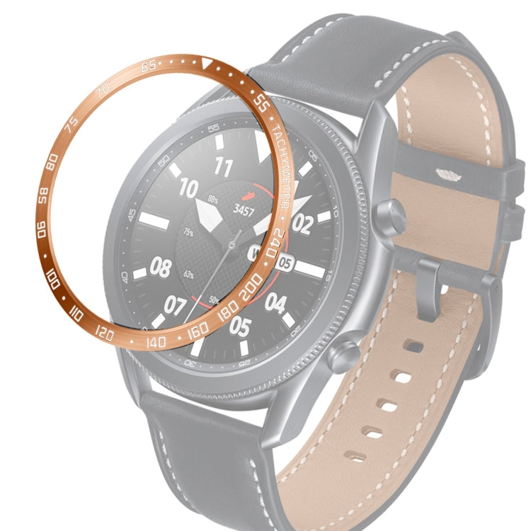 Bague de lunette en acier pour montre intelligente, version E, For Samsung Galaxy Watch 3 41mm, For Samsung Galaxy Watch 3 45mm