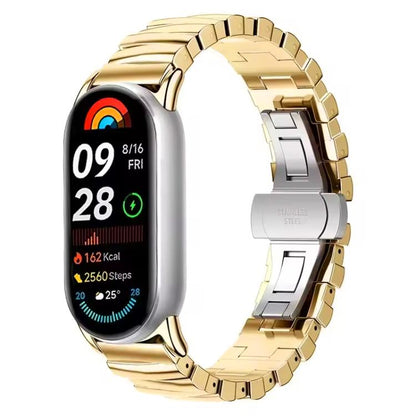 Bracelet de montre en métal irrégulier xDfind, For Xiaomi Smart Band 10 / 9 / 8