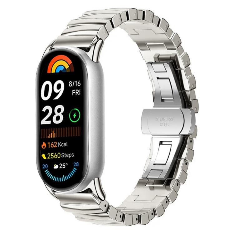 Bracelet de montre en métal irrégulier xDfind, For Xiaomi Smart Band 10 / 9 / 8