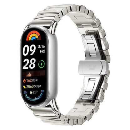 Bracelet de montre en métal irrégulier xDfind, For Xiaomi Smart Band 10 / 9 / 8