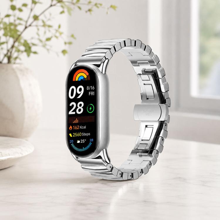 Bracelet de montre en métal irrégulier xDfind, For Xiaomi Smart Band 10 / 9 / 8