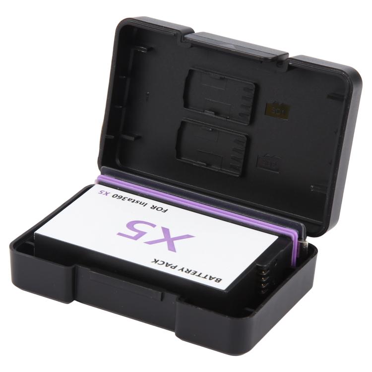 Batterie JH-X5 pour caméra d'action Insta360 X5, 2800 mAh, For Insta360 X5