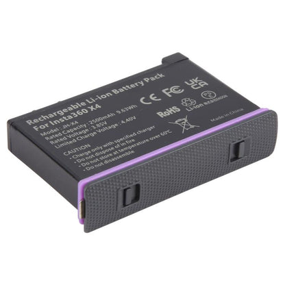 Batterie JH-X4 pour caméra d'action Insta360 X4, 2500 mAh, For Insta360 X4