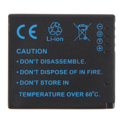 Batterie pour appareil photo DMW-BCG10 1250 mAh compatible avec les modèles Panasonic DMC-ZS20 / ZS1 / ZS3 / ZS5 / ZS7 / ZS8 / TZ2, DMW-BCG10