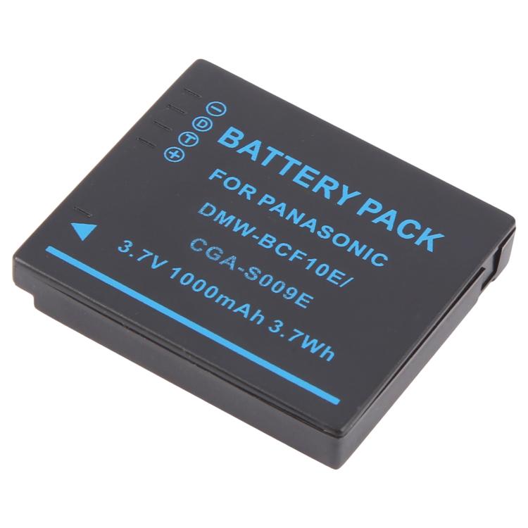 Batterie pour appareil photo DMW-BCG10 1250 mAh compatible avec les modèles Panasonic DMC-ZS20 / ZS1 / ZS3 / ZS5 / ZS7 / ZS8 / TZ2, DMW-BCG10