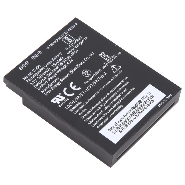 Batterie 3,7 V 5250 mAh pour terminal de point de vente PAX A920C IS900, For PAX A920C