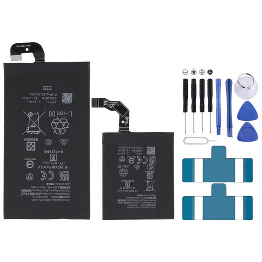 Batterie de remplacement pour Google Pixel 9 Pro Fold G06K4 / 3445 mAh GE59C / 1205 mAh, For Google Pixel 9 Pro Fold
