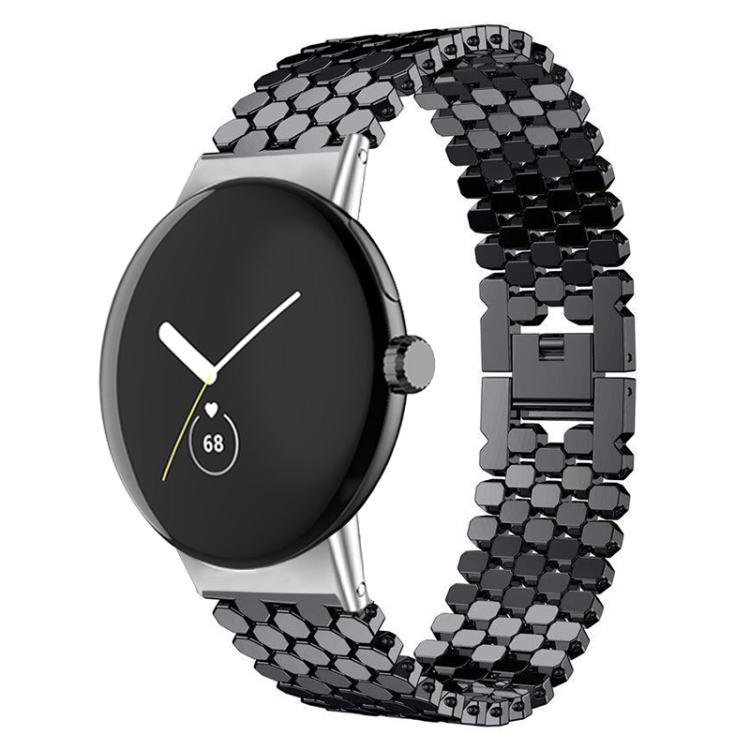 Bracelet de montre en métal à texture écailles de poisson xDfind, For Google Pixel Watch 4 / Watch 3 45mm, For Google Pixel Watch 4 / 3 / 2 / 1 41mm