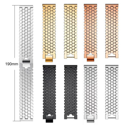 Bracelet de montre en métal à texture écailles de poisson xDfind, For Huawei Watch D2
