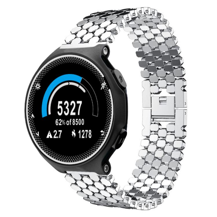 Bracelet de montre en métal à texture écailles de poisson xDfind, For Garmin Forerunner 235/220/620/630