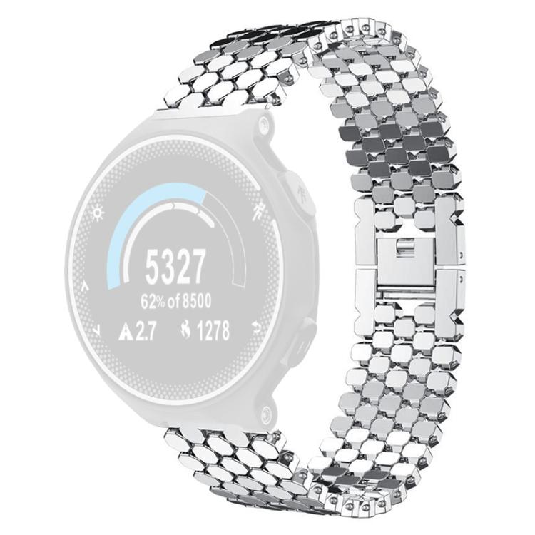 Bracelet de montre en métal à texture écailles de poisson xDfind, For Garmin Forerunner 235/220/620/630