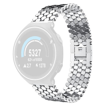 Bracelet de montre en métal à texture écailles de poisson xDfind, For Garmin Forerunner 235/220/620/630