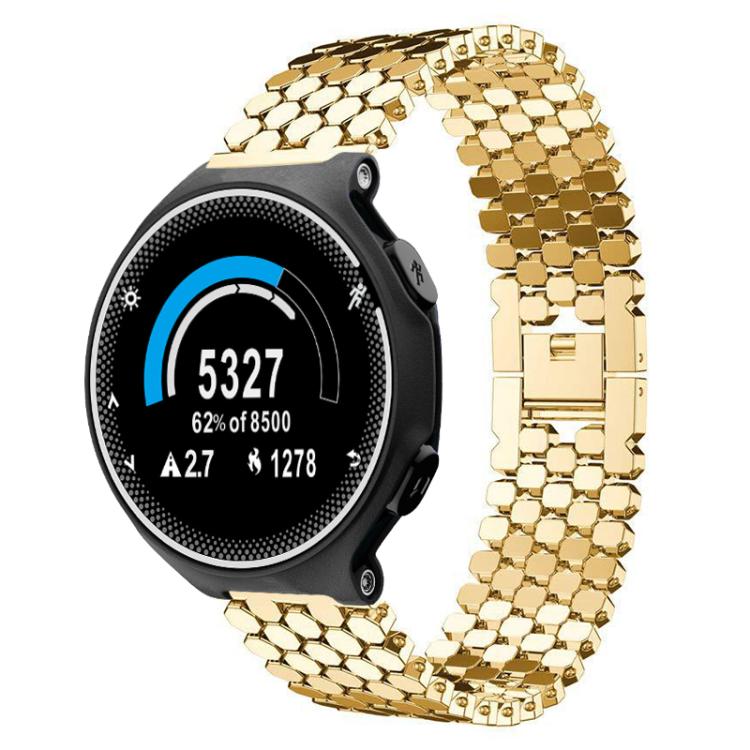 Bracelet de montre en métal à texture écailles de poisson xDfind, For Garmin Forerunner 235/220/620/630