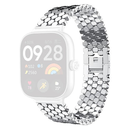 Bracelet de montre en métal à texture écailles de poisson xDfind, For Xiaomi Band 10 Pro/9 Pro/Redmi Watch 6/5, For Redmi Watch 3 Active / Watch 3 Lite, For Redmi Watch 3