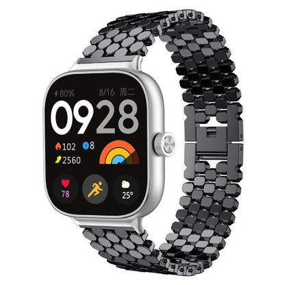 Bracelet de montre en métal à texture écailles de poisson xDfind, For Xiaomi Band 10 Pro/9 Pro/Redmi Watch 6/5, For Redmi Watch 3 Active / Watch 3 Lite, For Redmi Watch 3