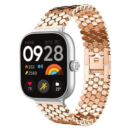 Bracelet de montre en métal à texture écailles de poisson xDfind, For Xiaomi Band 10 Pro/9 Pro/Redmi Watch 6/5, For Redmi Watch 3 Active / Watch 3 Lite, For Redmi Watch 3
