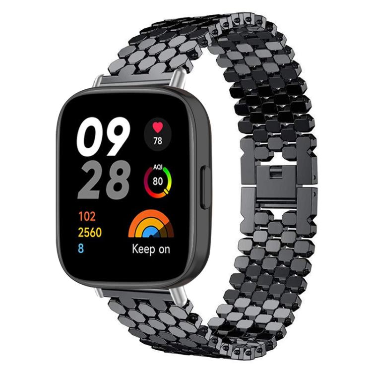 Bracelet de montre en métal à texture écailles de poisson xDfind, For Xiaomi Band 10 Pro/9 Pro/Redmi Watch 6/5, For Redmi Watch 3 Active / Watch 3 Lite, For Redmi Watch 3