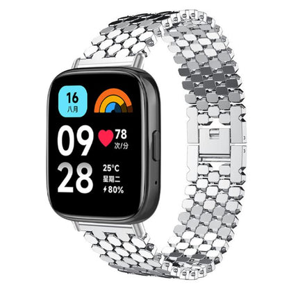Bracelet de montre en métal à texture écailles de poisson xDfind, For Xiaomi Band 10 Pro/9 Pro/Redmi Watch 6/5, For Redmi Watch 3 Active / Watch 3 Lite, For Redmi Watch 3