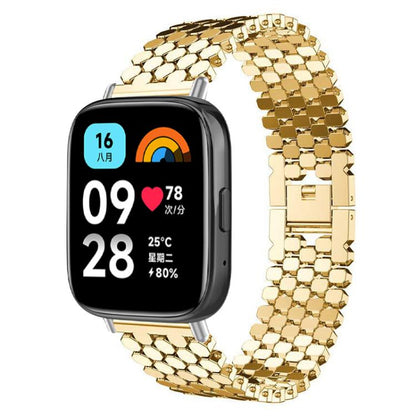 Bracelet de montre en métal à texture écailles de poisson xDfind, For Xiaomi Band 10 Pro/9 Pro/Redmi Watch 6/5, For Redmi Watch 3 Active / Watch 3 Lite, For Redmi Watch 3