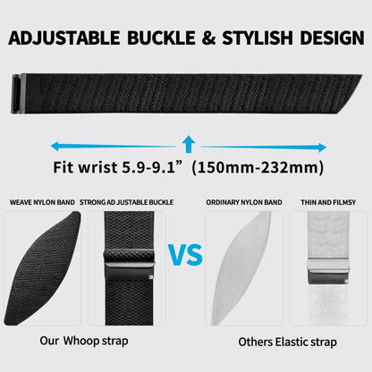 Bracelet de montre en nylon élastique à motif sport xDfind, For WHOOP 4.0