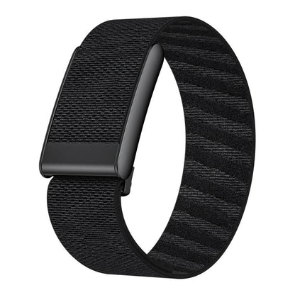 Bracelet de montre xDfind Sport à boucle noire élastique en nylon à motif sergé, For WHOOP 5.0 Standard Version