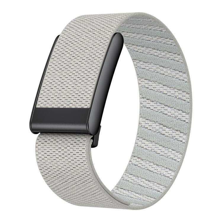 Bracelet de montre xDfind Sport à boucle noire élastique en nylon à motif sergé, For WHOOP 5.0 Standard Version