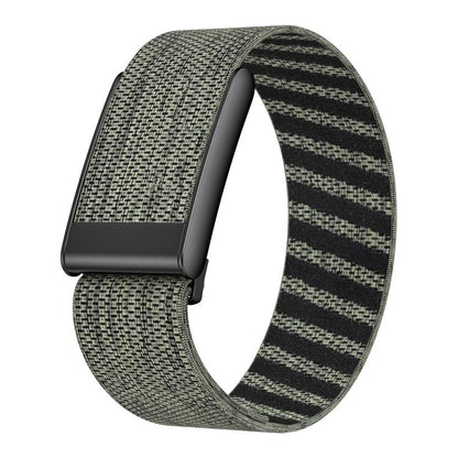 Bracelet de montre xDfind Sport à boucle noire élastique en nylon à motif sergé, For WHOOP 5.0 Standard Version