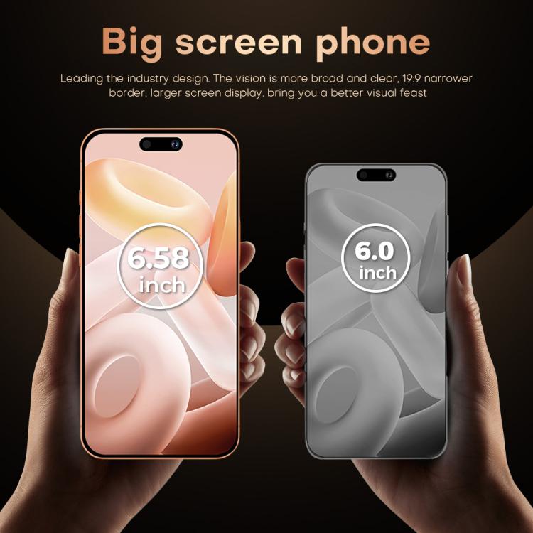 I17 Pro Max / THA97, 3 Go + 16 Go, écran 6,58 pouces, Android 10, processeur quadricœur MTK6737, réseau 4G, double SIM, EU Plug, US Plug, UK Plug, AU Plug