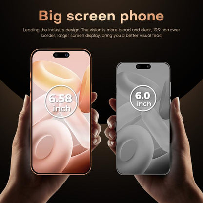 I17 Pro Max / THA97, 3 Go + 16 Go, écran 6,58 pouces, Android 10, processeur quadricœur MTK6737, réseau 4G, double SIM, EU Plug, US Plug, UK Plug, AU Plug