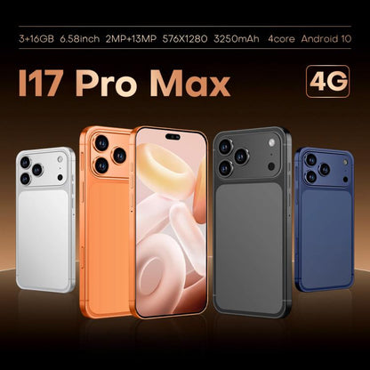 I17 Pro Max / THA97, 3 Go + 16 Go, écran 6,58 pouces, Android 10, processeur quadricœur MTK6737, réseau 4G, double SIM, EU Plug, US Plug, UK Plug, AU Plug
