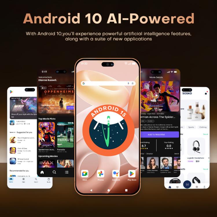 I17 Pro Max / THA97, 3 Go + 16 Go, écran 6,58 pouces, Android 10, processeur quadricœur MTK6737, réseau 4G, double SIM, EU Plug, US Plug, UK Plug, AU Plug